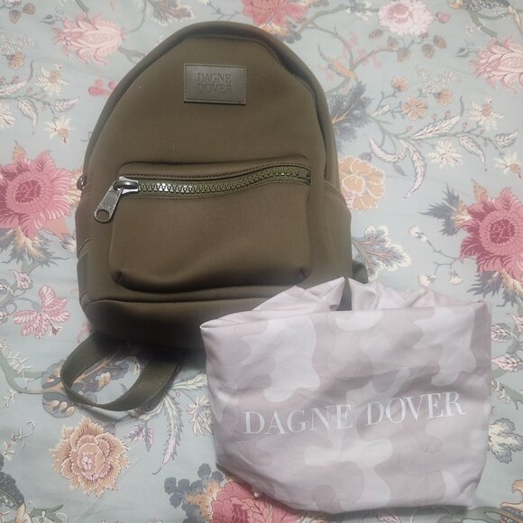 Dagne Dover Neoprene Small Dakota Backpack Dark Moss